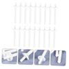 HONMEET 60pcs Disposable Nose Hair Wax Applicators Eco-friendly Plastic Wax Sticks for Safe Nostril Cleaning and Hair Removal for Men and Women view 3