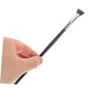 Mikinona 5pcs Folding Scalloped Lash Brush Eye Brush for Makeup Mascara Fan Eyebrow Eyelash Extension Fan Dual Ended Makeup view 3