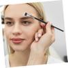 Mikinona 5pcs Folding Scalloped Lash Brush Eye Brush for Makeup Mascara Fan Eyebrow Eyelash Extension Fan Dual Ended Makeup view 4