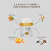 Beauty Turmeric Hair Removal Powder,Wax Powder for Hair Removal for Women & Men | Painless & Quick Solution for Hair Removal turmeric - sendalwood Flavor with No harmful chemicals view 3