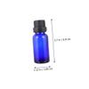 Gogogmee 20pcs Blue Glass Essential Oil Vials 15ml for Traveling view 2