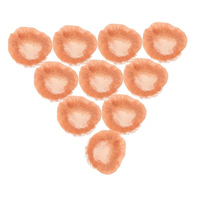 Beatifufu 10pcs Elastic Bun Hair Nets for Dance Nursing and Daily Wear Comfortable and Mesh Hair Covers for Women for Ballet and
