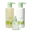Divi Volumizing Starter Bundle for Women and Men - Includes Volumizing Shampoo, Conditioner, and Scalp Serum for Healthy, Fuller Hair - Lightweight Hair Care for Fine and Thinning Hair, 3-Piece Set view 1
