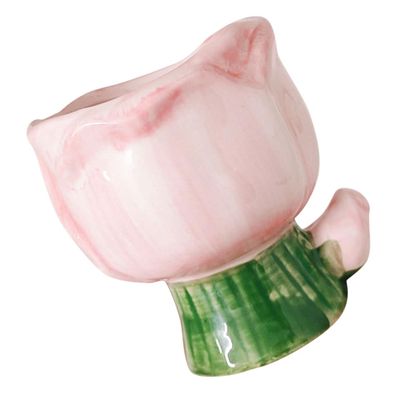 Alipis Makeup Brush Holder Ceramic Organizer Brush Container for Desk Makeup Vanity