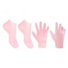 Beatifufu Exfoliating Gloves Moisturizing Socks Kit Pink Socks Exfoliator Foot Care Dry view 1