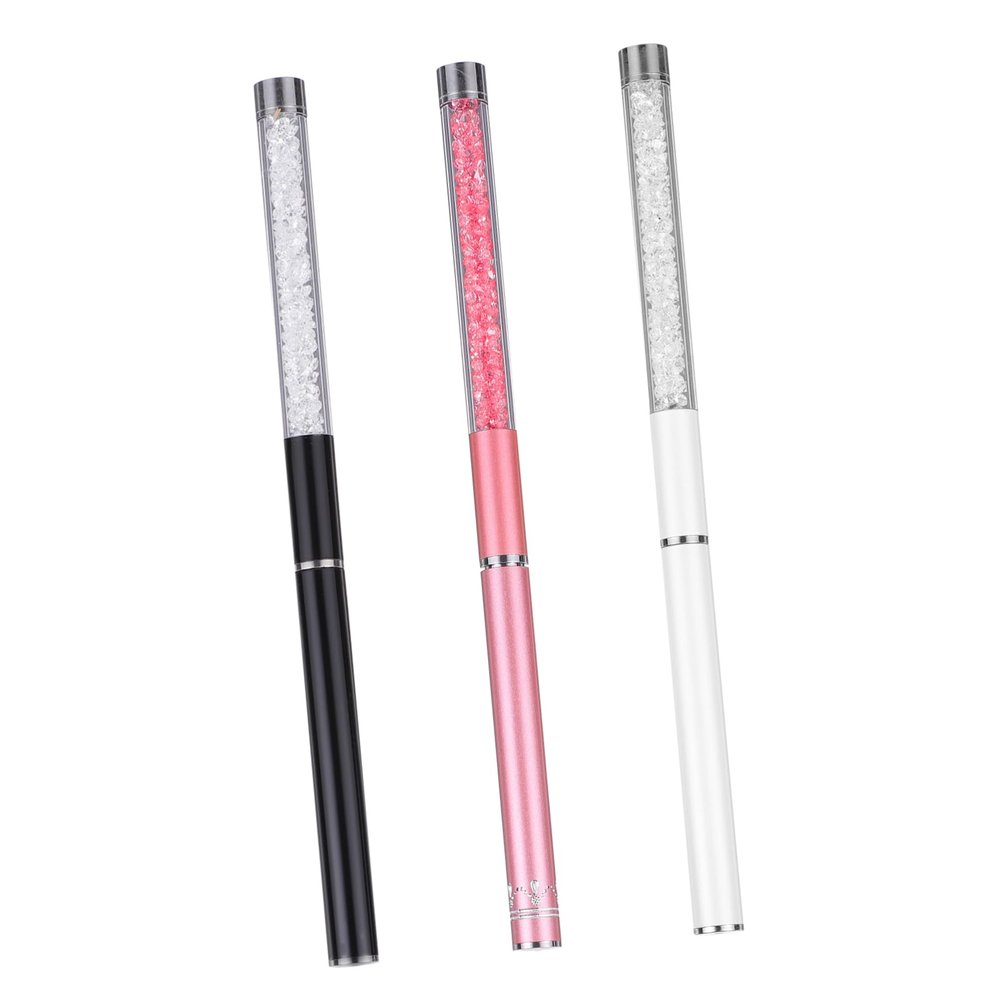 MERRYHAPY Travel Mini Eyelash Brush Kit 3pcs Screw Eyelash Brush Brow Spoolies Mascara Wands for Women