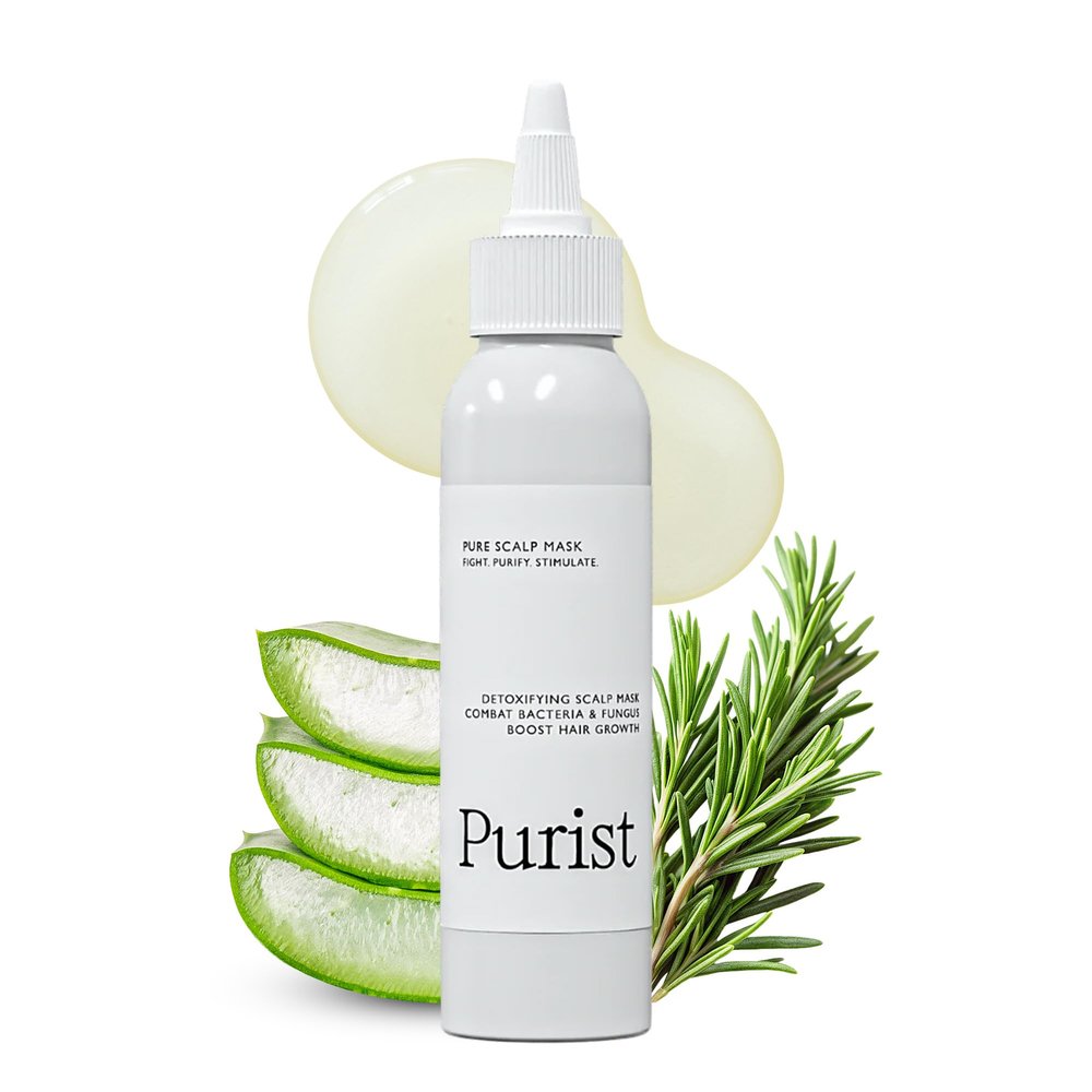 Antifungal Antibacterial Scalp Mask Boost Hair Growth Natural Detoxifying Treatment Nourish with Aloe, Neem, Rosemary, Apple Cider Vinegar & Black Seed Sulfate, Paraben, Phthalate Free