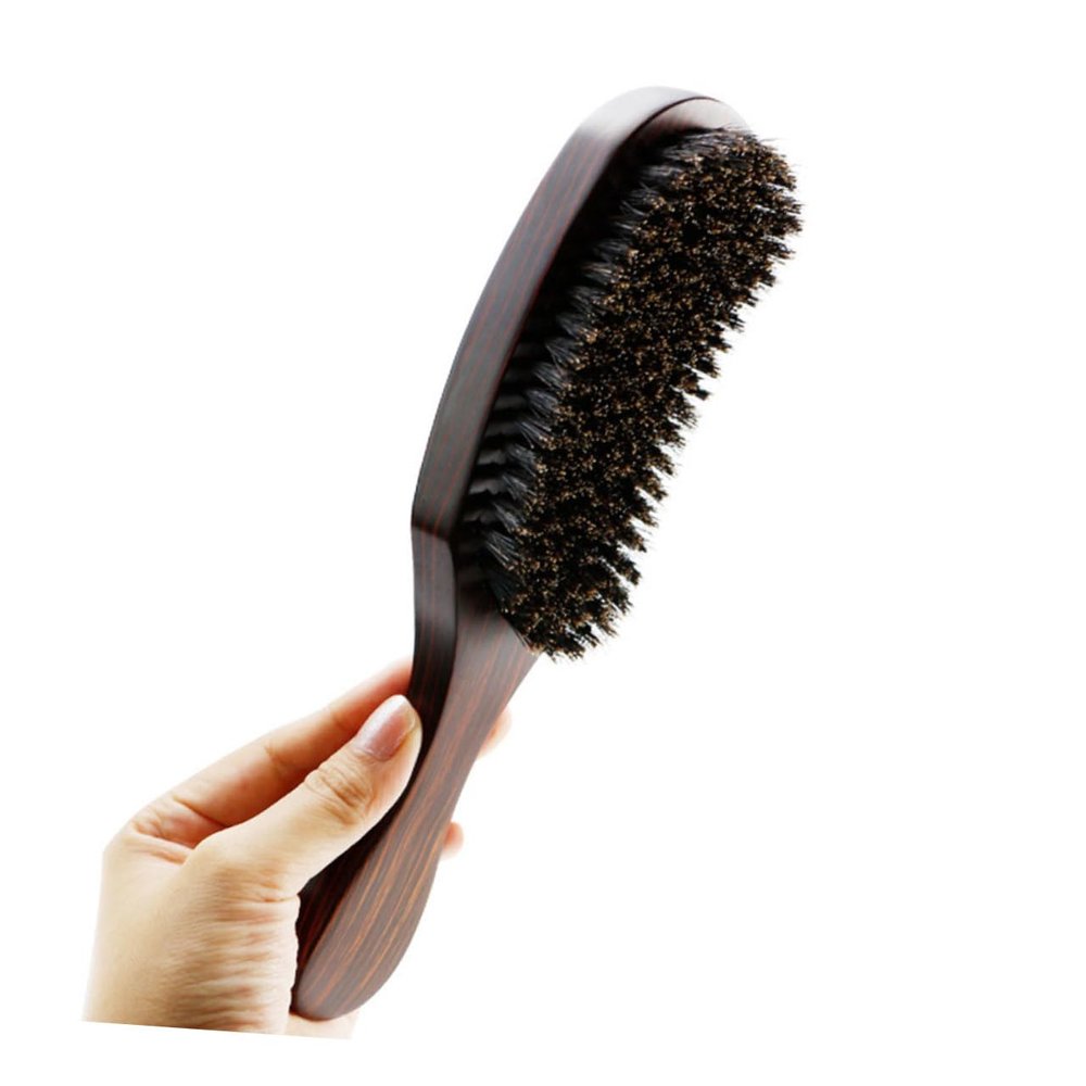 Men's Beard Brush Wood Handle and Boar Bristles