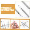 Beatifufu 3pcs Dual Sided Cuticle Remover Tool Stainless Steel Pusher Trimmer for Professional Nail Care and Manicure for Fingernails and Toenails view 2
