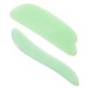 EXHUMKY 2pcs Facial Roller Massager Gua Sha Facial Tool Jade Scraper for Women view 1