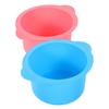 OHPHCALL 2pcs Silicone Wax Bowl Non-stick Wax Warmer Liners for Hair Removal Capacity Foldable Reusable Easy Demolding and Colors view 1