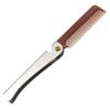 LALADEFIEE Stainless Steel Beard Comb Men's Grooming Kit Beard Brush Straightener Shaving Tool Brush for Men view 1
