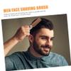 LALADEFIEE Stainless Steel Beard Comb Men's Grooming Kit Beard Brush Straightener Shaving Tool Brush for Men view 4