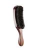AUTSUPPL Men Bristle Beard Comb Styling Brush for Men Portable Shaving Brush Hair Comb for Solid Wood Handle Facial Hair Care Tool view 1