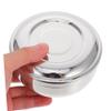 FUNOMOCYA Stainless Steel Shaving Soap Bowl Lid Shaving Mug for Men Portable Design for Travel and Home Use Effortless Creation Comfortable Shave view 3