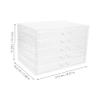 Alipis Makeup Storage Organizer Acrylic Jewelry Desk Organizer for Efficient Countertop Storage for Cosmetics Brushes and Accessories view 2