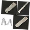 MERRYHAPY 2pcs Travel Mini Barber Comb Men's Folding Mustache Comb Stainless Steel Hair Styling Tool Beard Grooming Kit for Men Bristle Beard Mustache Grooming view 4