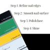 LATHER GREEN - 4-Step Nail Buffer Block  Professional Nail Care Tool for Smoothing, Shining & Polishing Natural Nails view 3