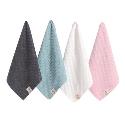 BESTOYARD 4 Pcs Quick-Drying Microfiber Face Towels Portable Breathable Hand Towels for Boys and Girls for Home and Travel