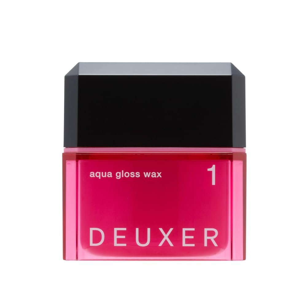 Number Three Inc DEUXER AQUA GLOSS WAX 1 80g | Natural Control | Made In Japan | All natural hair wax