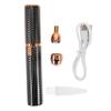 FRCOLOR 1set Electric Eyebrow and Nose Hair Trimmer Portable Facial Hair Removal Device for Women and Men Rechargeable Precision Trimmer with Interchangeable Heads for Smooth Skin view 1