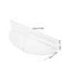 Baluue Acrylic Hair Extensions Display Stand Portable Rack for Hair Styling Braiding and Washing Lightweight Durable Transparent Holder for Wigs and Hairpieces view 2