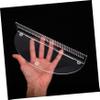 Baluue Acrylic Hair Extensions Display Stand Portable Rack for Hair Styling Braiding and Washing Lightweight Durable Transparent Holder for Wigs and Hairpieces view 3