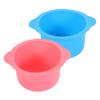 Gogogmee 2pcs Silicone Waxing Bowl Capacity Non-stick Hair Removal Wax Pot Reusable Easy to Clean for Boys and Girls view 1