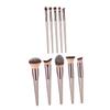 PLAFOPE 10pcs Makeup Brush Kit Foundation Eye Shadows Powder Blush Lipstick Highlighter Brush Set Cosmetics Set for Women view 1