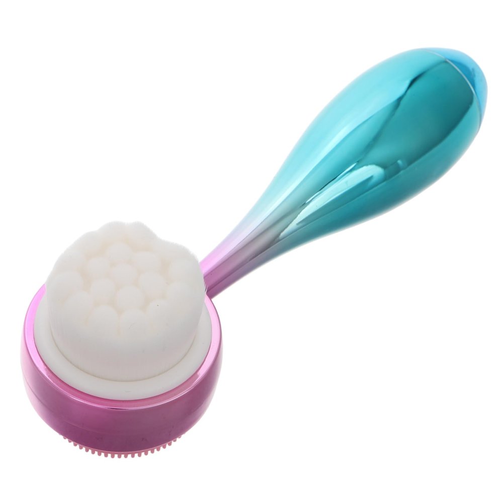 Didiseaon Facial Brush Cleansing Tool Face Wash Brush Head Silicone Face Exfoliator for Men Scrubber for Skin Care Tools Purpose Use Portable Design for Home Travel