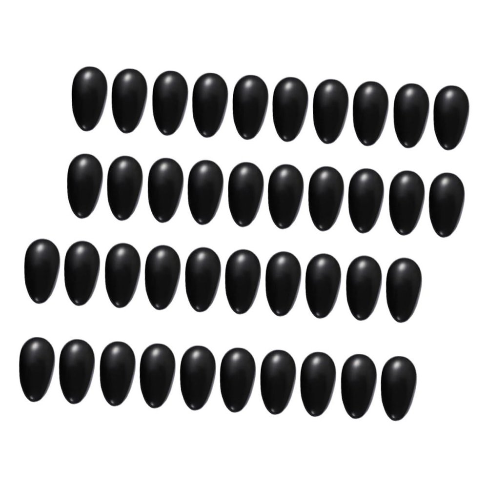 HAPINARY 40pcs Caps Reusable Ear for Hair Dye Comfortable Stylish Protectors for Salon Personal Use
