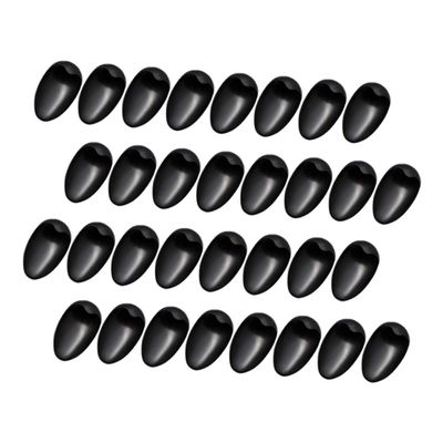 TOVINANNA 40pcs Reusable Black Ear Covers for Hair Dyeing and Heat Protection Multifunctional Ear Protectors for Salon and Home Use for Hair Treatments