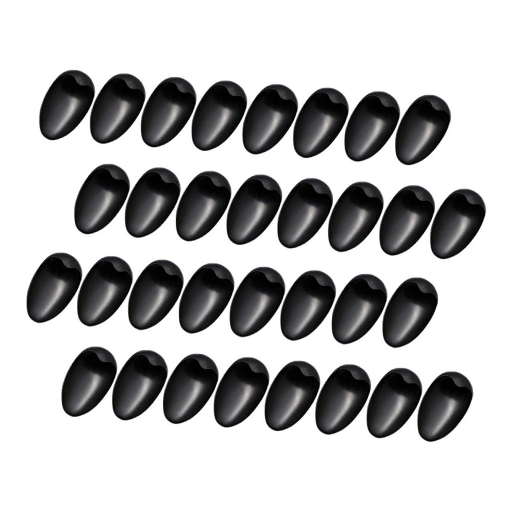 TOVINANNA 40pcs Reusable Black Ear Covers for Hair Dyeing and Heat Protection Multifunctional Ear Protectors for Salon and Home Use for Hair Treatments