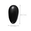 TOVINANNA 40pcs Reusable Black Ear Covers for Hair Dyeing and Heat Protection Multifunctional Ear Protectors for Salon and Home Use for Hair Treatments view 2