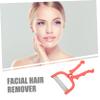 FOMIYES Facial Hair Remover Tool Manual Spring Epilator for Women Portable Hair Removal Device for Lips Cheeks and Chin Skin-Safe Design for Convenient Travel view 3