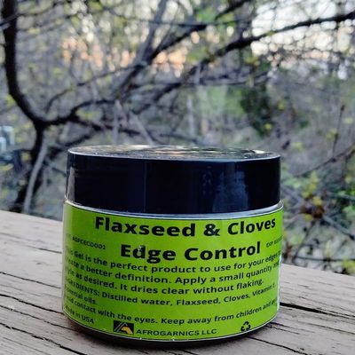 AFROGARNICS LLC Flaxseed & Cloves Edge Control Gel