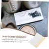 BIUDECO 40pcs Disposable Under Eye Cotton Pads for Eyelash Extensions Makeup Remover Pads Skin Protection for Gentle Cleansing and Removal view 3