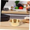 Healeved 2pcs Stainless Steel Shaving Bowl Ergonomic Handle Beard Wash Cup Container for Men's Shaving Foam view 4