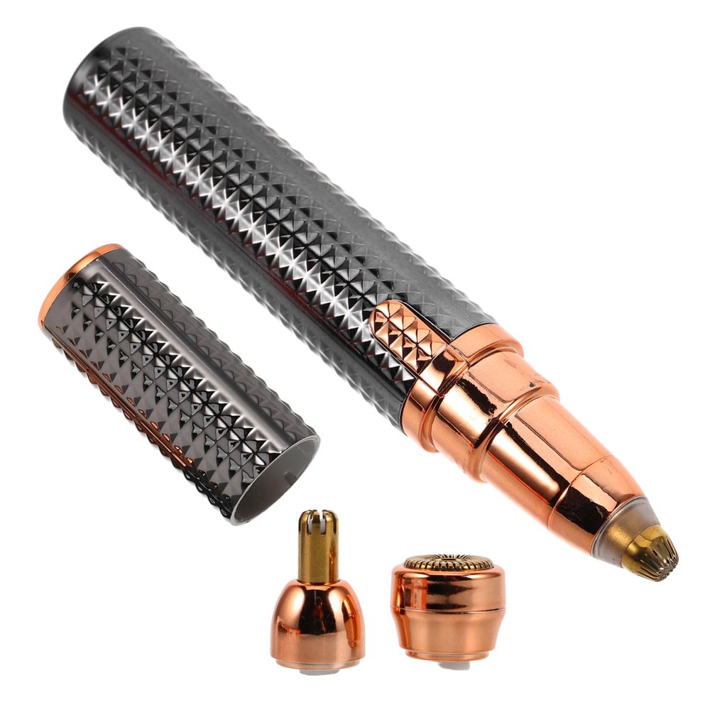 FOYTOKI Multi-Functional Hair Trimmer Nose Cleansing Hair Trimmer Chinese Precision Eyebrows and Face Removal for Women Rechargeable Portable for Grooming
