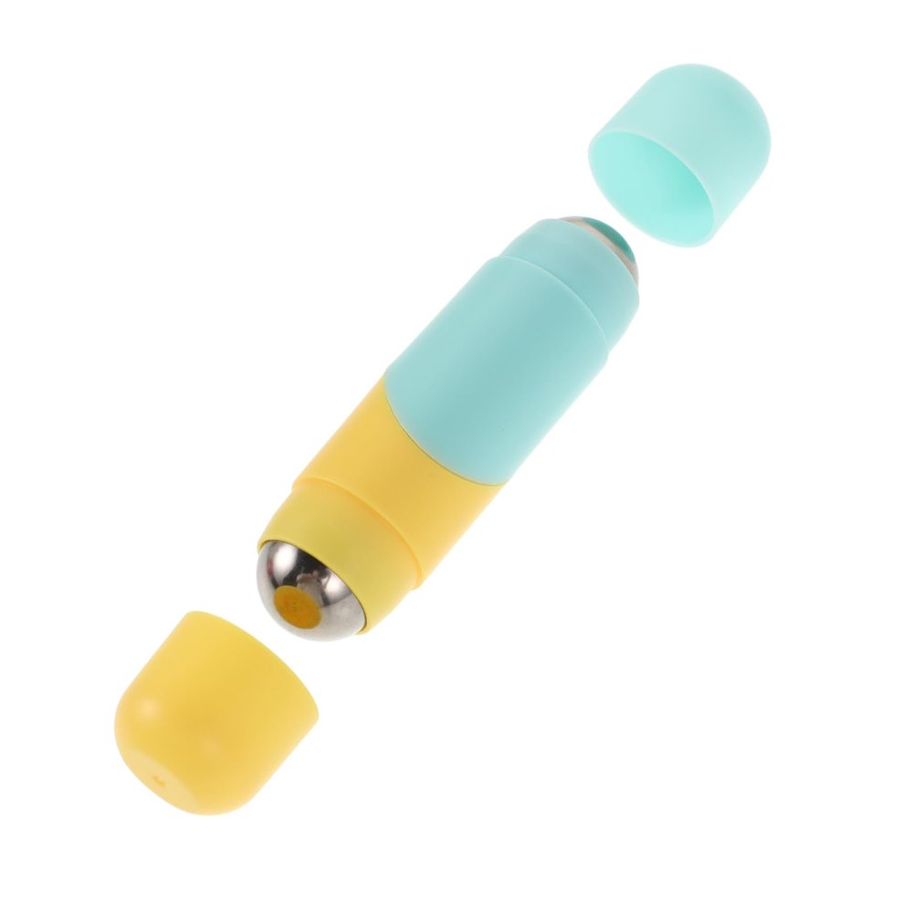 OHPHCALL Mini Heart-shaped Massage Roller for Face Dual Head Facial Massager for Jawline Sculpting and Lifting Lightweight Portable Design for Home Office and Travel Use