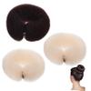 NOLITOY 3pcs Nylon Hair Curler Donut Bun Maker for Long Hair Ponytail Holder Diy Styling Accessories Random Color view 1