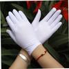 ARTIBETTER 3pairs Elastic Spandex Gloves Black Fingerless Long Gloves for Jewelry Inspection and Etiquette view 3