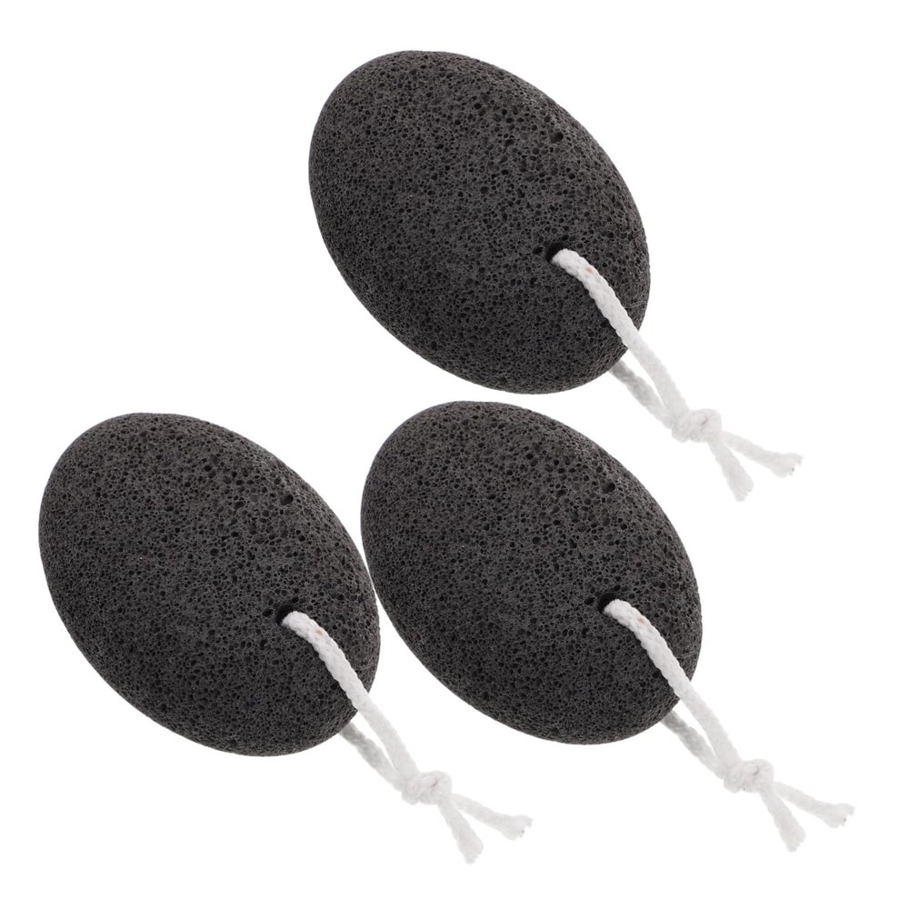 FRCOLOR 3pcs Natural Pumice Stone for Exfoliating Dead Skin Versatile Foot Care Tools for Home and Salon Use for Hard Skin Removal and Relaxation Lava Foot File
