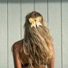 116 PCS Alligator Hair Clips Silver Metal Snap Clasps Accessories with 64 Pieces Hair Clips and 52 Pieces Resin Charms Coloful Bows for Women Girls Bows Making Crafts view 4