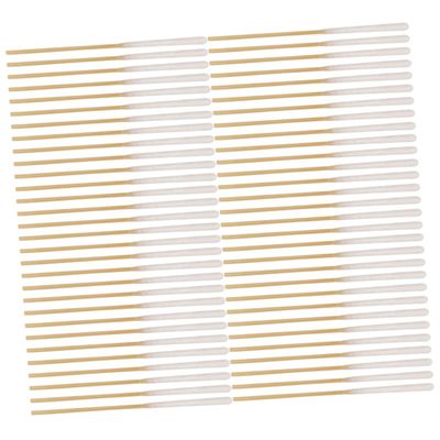 BIUDECO 60pcs Makeup Cotton Swabs Long Disposable Sticks for Beauty Ear Cleaning and Eyelash Extensions Soft Absorbent Multi-purpose Swabs for Daily Use