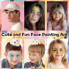PLIGREAT 24 Pcs Flower Pattern Face Paint Stencils Face Body Painting Stencil Tattoo Painting Templates DIY Face Painting Art Stencil for Party Holiday Painting Makeup Temporary Tattoos, 3 Sizes view 4