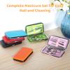30 Sets Bulk Manicure Kit Nail Set Nail Clippers and Beauty Tools Portable Set Professional 7-in-1 Nail Care Kit with Stainless Steel Tools, Travel Case, Ideal for Mothers Day Gifts (7-in-1) view 2