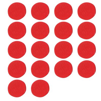 18 Pcs Extra Thick Red Cosmetic Sponge Skincare Facial Sponges Round Makeup Sponge Remover Face Wash Sponges Reusable For Cleansing