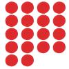 18 Pcs Extra Thick Red Cosmetic Sponge Skincare Facial Sponges Round Makeup Sponge Remover Face Wash Sponges Reusable For Cleansing view 1
