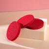 18 Pcs Extra Thick Red Cosmetic Sponge Skincare Facial Sponges Round Makeup Sponge Remover Face Wash Sponges Reusable For Cleansing view 3